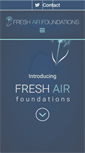 Mobile Screenshot of freshairfoundations.org